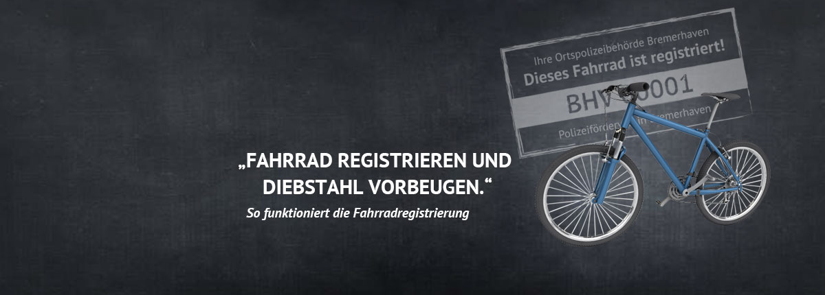 fahrrad registrieren polizei